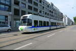 VBG - Tram Be 5/6 3076 unterwegs auf der Linie 50 in der Stadt Z�rich am 31.07.2026