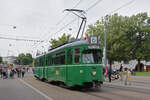 Am 22.05.2022 fand die Tramparade der BVB zum Anlass  175 Jahre Schweizer Eisenbahnen  statt.