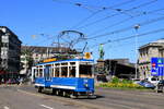 Schweiz, Zürich, VBZ  Tram 1350, Bahnhofplatz  18/8/2019