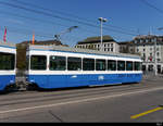 VBZ - Tram Be 2/4  2406 unterwegs in der Stadt Zürich am 20.09.2020