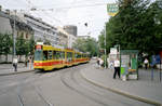 Basel BLT Tramlinie 11 (SWP/Siemens Be 4/8 239) Aeschengraben / Aeschenplatz am 26.