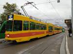 BLT Be 4/8 232 + Be 4/6 266 am 25.10.25 am Badischen Bahnhof 