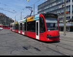 Bern Mobil - Be 4/6  754 unterwegs auf der Linie 7 in der Stadt Bern am 17.06.2023