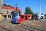 BVB Basel Siemens Combino Be6/8 Wagen 306 am 11.07.23 in Basel