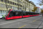 Bern Mobil - Tram Be 6/8 658 unterwegs auf der Linie 9 in der Stadt Bern am 14.11.2025