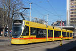 Be 6/10 Tango 181, auf der Linie 10, fährt zur Haltestelle beim ZOO Basel.