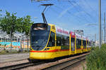 Be 6/10 Tango 160, auf der Linie 10, fährt zur Haltestelle M-Parc.