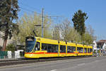 Be 6/10 Tango 181, auf der Linie 10, fährt zur Haltestelle Batteriestrasse. Die Aufnahme stammt vom 07.04.2020.