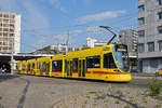 Be 6/10 Tango 184, auf der Linie 10, fährt zur Haltestelle ZOO Basel.