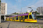 Be 6/10 Tango 166, auf der Linie 10, fährt zur Haltestelle ZOO Basel.