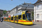 Be 6/10 Tango 179, auf der Linie 10, fährt den Steinenberg hoch zur Haltestelle Bankverein.