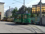 BVB - Oldtimer Be 2/2  156 vor der Werkstätte bei der BVB in Basel am 10.05.2022