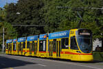Be 6/10 Tango 154, auf der Linie 10, fährt am 12.07.2022 zur Haltestelle Aeschenplatz.