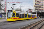 Be 6/10 Tango 159, auf der Linie 17, fährt am 04.02.2023 zur Haltestelle ZOO Basel.