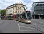 BLT - Be 6/10  158 unterwegs in der Stadt Basel am 17.07.2023