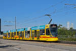 Be 6/10 Tango 153, auf der Linie 11, fährt am 25.09.2023 zur Haltestelle M-Parc.