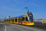 Be 6/10 Tango 185, auf der Linie 11, fährt am 29.01.2024 zur Haltestelle M-Parc.