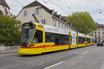 Be 6/10 Tango 179, auf der Linie 10, fährt am 29.04.2024 den Steinenberg hinunter zur Haltestelle Theater.