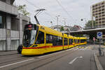 Be 6/10 Tango 189, auf der umgeleiteten Linie 11, fährt am 26.08.2024 die Innere Margatethenstrasse hoch zur Haltestelle Markthalle.