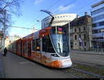 BLT - Be 6/10 177 unterwegs in der Stadt Basel am 2025.01.11