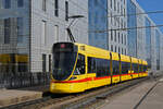 Be 6/10 Tango 189, auf der Linie 11, fährt am 03.03.2025 bei der Haltestelle Peter Merian ein.