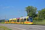 Be 6/10 Tango 178, auf der Linie 10, fährt am 09.08.2025 zur Endstation in Ettingen.