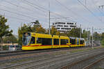 Be 6/10 Tango 172, auf der Linie 10, fährt am 13.10.2025 bei der Endstation in Dornach ein.