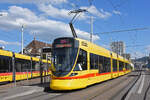 Be 6/10 Tango 172, auf der Linie 11, bedient am 06.08.2026 die Haltestelle M-Parc. Aufnahme Basel.