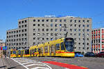 Be 6/10 Tango 168, auf der Linie 11, �berquert am 19.08.2026 die M�nchensteinerbr�cke. Aufnahme Basel.
