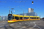 Be 6/10 Tango 161, auf der Linie 11, �berquert am 14.09.2026 die M�nchensteinerbr�cke. Aufnahme Basel.