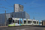 Be 6/10 Tango 186 mit der Primero Energie Werbung, auf der Linie 10, �berquert am 14.09.2026 die M�nchensteinerbr�cke. Aufnahme Basel.
