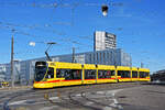 Be 6/10 Tango 162, auf der Linie 10, �berquert am 14.09.2026 die M�nchensteinerbr�cke. Aufnahme Basel.