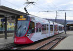 BLT - Tram Be 6/10 187 in Dornach am 09.11.2019