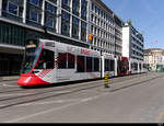 BLT - Tram Be 6/10  Nr.187 unterwegs in in der Stadt Basel am 16.08.2020