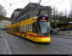 BLT - Tram Be 6/10  183 unterwegs auf der Linie 11 in der Stadt Basel am 18.11.2023