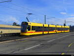 BLT - Tram Be 6/10  156 unterwegs auf der Linie 10 in Basel am 04.02.2024