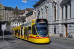 Be 6/10 Tango 174, auf der Linie 11, fährt am 07.04.2026 den Steinenberg hoch zur Haltestelle Bankverein. Aufnahme Basel.