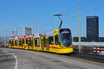 Be 6/10 Tango 154, fährt am 02.03.2026 mit der Fahrschule zur Haltestelle M-Parc. Aufnahme Basel.