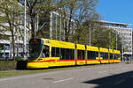 Be 6/10 Tango 159, auf der Linie 11, verl�sst am 07.04.2026 die Haltestelle am Aeschenplatz. Aufnahme Basel.
