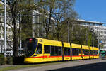 Be 6/10 Tango 172, auf der Linie 11, verl�sst am 07.04.2026 die Haltestelle am Aeschenplatz.