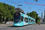 Be 6/10 Tango 164 mit der Medicar AG Werbung f�r Personen und Patienten Transport, auf der Linie 10, f�hrt am 01.05.2026 zur Haltestelle am Bahnhof SBB.