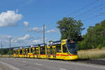 Be 6/10 Tango 177, auf der Linie 10, f�hrt am 13.06.2026 zur Haltestelle in Ettingen.