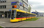 BLT - Tram Be 8/10 4220 unterwegs auf der Linie 10 in der Stadt Basel am 10.04.2026
