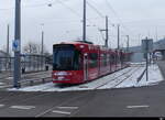 Limmattalbahn - tramlink Be 6/8 8003 unterwegs bei Killwangen-Spreitenbach am 17.12.2022