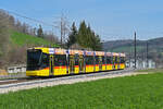 Be 6/8 107 Tramlink der WB, fährt am 20.03.2024 Richtung Hölstein Süd.
