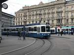 Linie 9 Wagennummer 2040  Rechts der Limmat  am Paradeplatz.