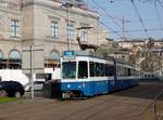 Linie 14 Wagennummer 2038  Witikon  beim Bahnhofplatz.