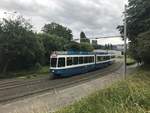 Linie 6 Wagennummer 2019 kurz vor der Haltestelle Tüffenwies.
