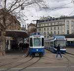 Linie 9 Wagennummer 2080  Schwamendingen  beim Bellevue.