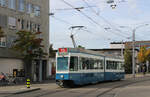 Be 4/6 2093 beim Schaffhauserplatz am 15.10.2021.